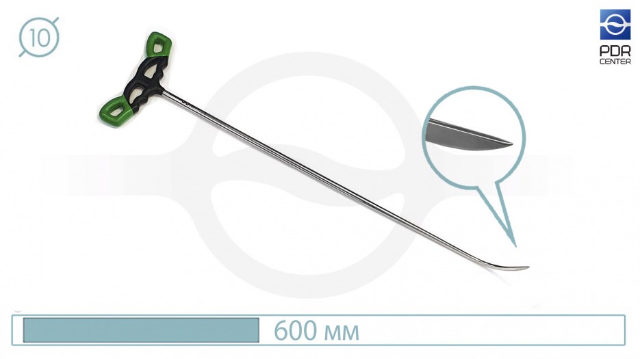 Крючок с плавным загибом KT1012I (Ø10 мм, 600 мм)